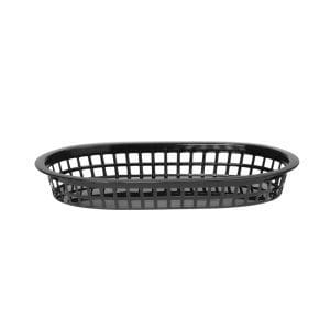 Cesto para pão, oval, Preto, 6 pcs. , 275x175x(H)38mm