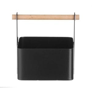 Organizador para mesa preto, 170x130x(H)160mm