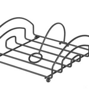Suporte para guardanapos preto, 155x160mm