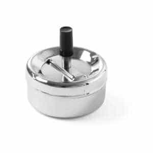 Cinzeiro com botão de pressão, ø90x(H)45mm
