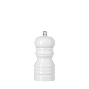 Moinho de sal de madeira, Branco, ø50x(H)113mm