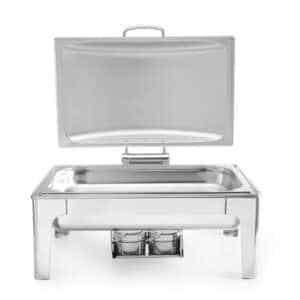 Réchaud GN 1/1 acabamento acetinado, 9L, 570x430x(H)290mm