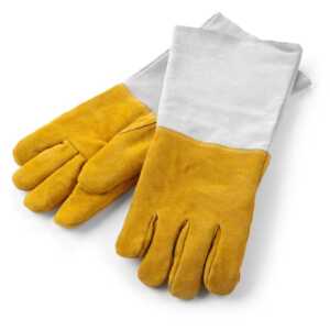 Luvas de churrasco em pele resistentes a altas temperaturas - 2 unidades, 2 pcs. , (L)460mm