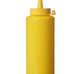 Biberão para molhos, 0,35L, Amarelo, ø55x(H)205mm