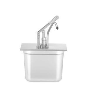 Tampa com dispensador para recipientes GN, GN 1/4, 270x165mm