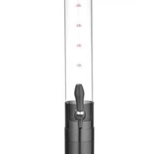 Dispensador portátil de cerveja, 3L, Preto, ø100x(H)815mm