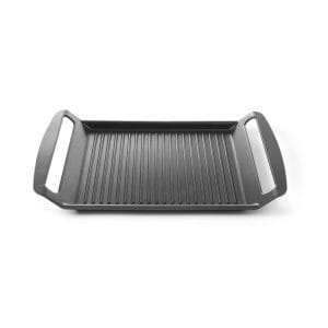 Chapa de grelhar para placas de indução, 390x260x(H)35mm