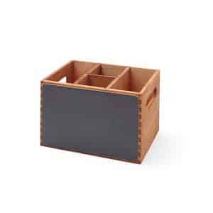 Caixa para ementa e talheres, 210x150x(H)150mm