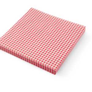 Papel antigordura - 500 unidades, padrão aos quadrados, 500 pcs. , 306x305mm