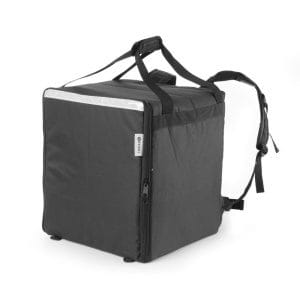 Mochila térmica de entrega de pizza e comida, 75,2L, Preto, 410x410x(H)480mm