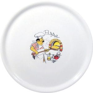 Prato de piza Tradicional, Branco, ø310mm