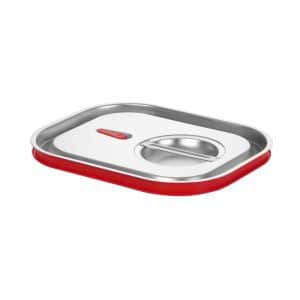 Tampa Gastronorm com aro em silicone, GN 1/2, 265x325mm