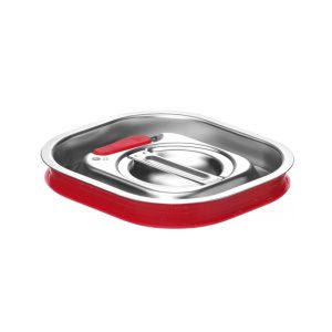 Tampa Gastronorm com aro em silicone, 156x142mm
