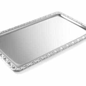 Tabuleiro de banquete GN 1/1, com rebordo decorativo, GN 1/1, 530x325mm