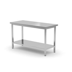 Mesa de trabalho robusta com prateleira, 1800x700x(H)850mm