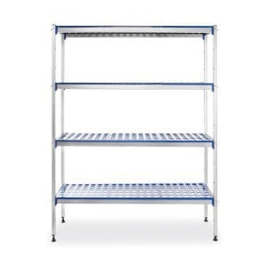 Estante de armazenamento em alumínio , 1280x405x(H)1685mm