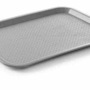 Tabuleiros para fast food médios, Cinzento-claro, 305x415x(H)20mm