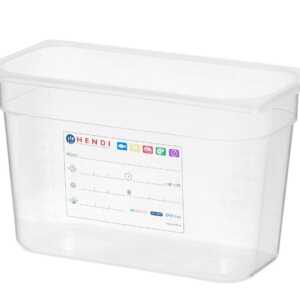 Recipiente Gastronorm 1/3, GN 1/3, 7,8L, Transparente, 325x176x(H)200mm