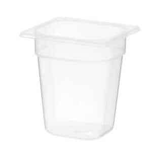 Recipiente Gastronorm 1/6, GN 1/6, 2,4L, Transparente, 176x162x(H)150mm