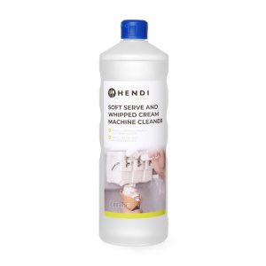 Produto de limpeza para máquinas de natas e chantilly