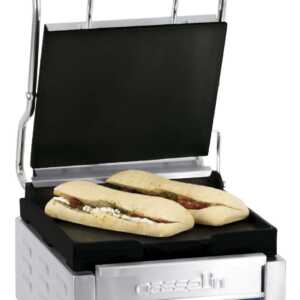 Grelhador Panini Pequeno Premium placas Lisa-Lisa com temporizador