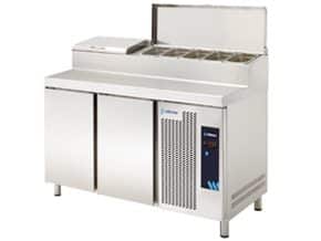 Mesa Refrigerada Saladete  Pizaria Mpge2-135-i Hc Gn1/4