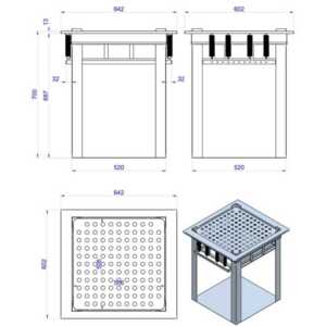 Sistema especial de molas que mantém os cestos a um nível constante. A regulação da elas