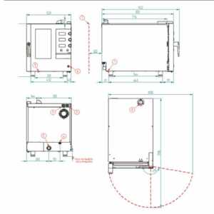 Um forno de tamanho reduzido