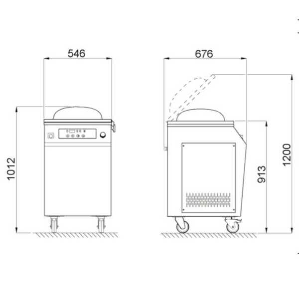 510 mm e 656 mm.