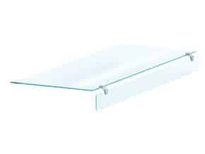 <p>Prateleira de vidro lateral para facilitar o uso no lado do atendido.</p>