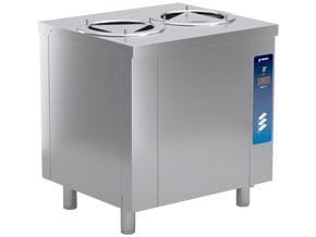 <p>Móveis desenhados para armazenar e servir pratos quentes ou à temperatura ambiente.</p>