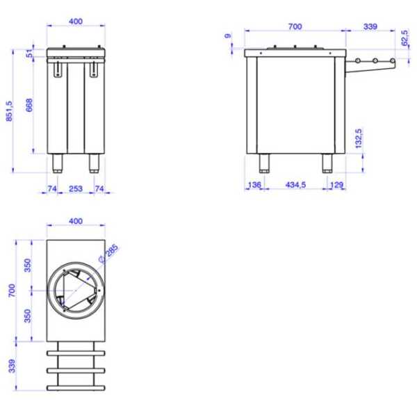 Modelos com sistema de aquecimento para pratos quentes e modelos