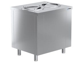 <p>Móveis desenhados para armazenar e servir pratos quentes ou à temperatura ambiente.</p>