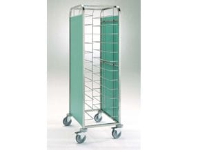 <p> Eles permitem armazenar bandejas de 350 mm de largura até 420 mm e 600 mm de comprimento.</p>