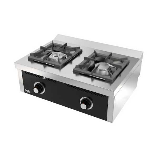 Fogão a gás de bancada 2 queimadores - C2F600S -dev.palamenta.com.pt
