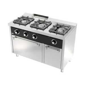 Fogão a gás 3 queimadores com forno 600 e forno C3F600H -dev.palamenta.com.pt
