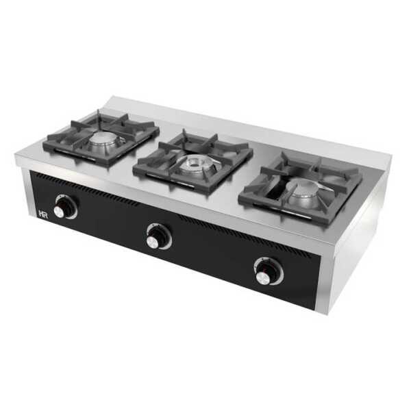 Fogão a gás de bancada 3 queimadores C3F600S -dev.palamenta.com.pt