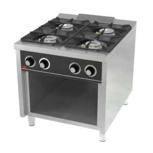 Fogão a gás com base  4 queimadores C4F900E -dev.palamenta.com.pt