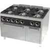 Fogão a gás 6 queimadores + forno C6F900H -dev.palamenta.com.pt
