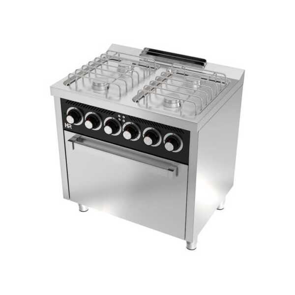 Fogão a gás 4 queimadores e forno elétrico CB6F600H -dev.palamenta.com.pt