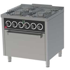 Fogão a gás 4 queimadores + forno elétrico CB4F750HE -dev.palamenta.com.pt