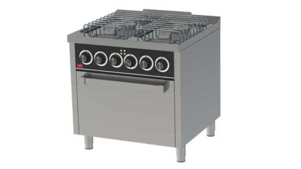 Fogão a gás 4 queimadores + forno elétrico CB4F750HE -dev.palamenta.com.pt