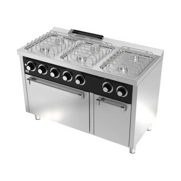Fogão a gás 6 queimadores com forno CB6F600H -dev.palamenta.com.pt