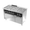 Fogão a gás 6 queimadores e forno elétrico CB6F600HE -dev.palamenta.com.pt