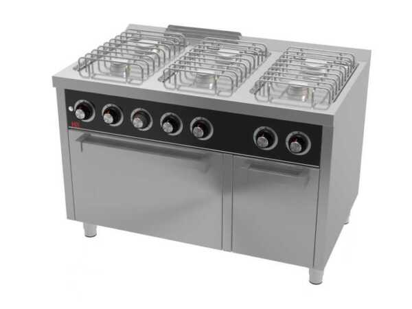 Fogão a gás 6 queimadores + forno CB6F750H -dev.palamenta.com.pt