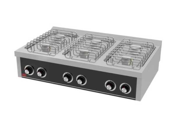 Fogão a gás de bancada 6 queimadores CB6F750S -dev.palamenta.com.pt