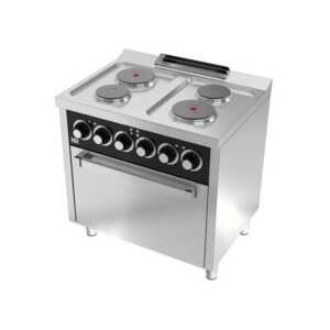 Fogão eléctrico  com 4 placas e forno -dev.palamenta.com.pt