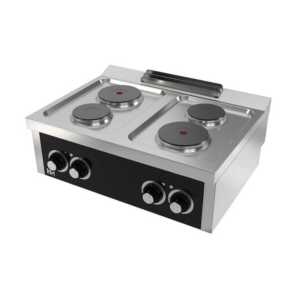 Fogão eléctrico de bancada com 4 placas  -dev.palamenta.com.pt