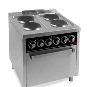 Fogão eléctrico 4 placas + forno CE4P750H -dev.palamenta.com.pt