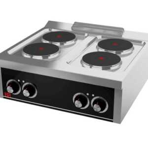 Fogão eléctrico de bancada 4 placas CE4P750S -dev.palamenta.com.pt